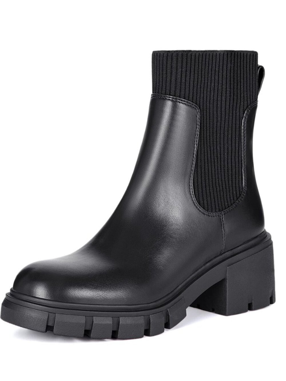 Women's Chunky Platform Chelsea Ankle Boots